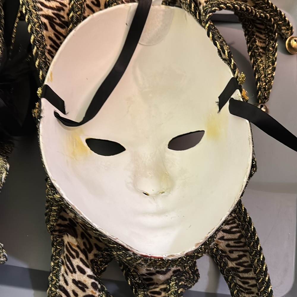 2 Vintage Elegant Venetian Masquerade Mask - Picture 15 of 15